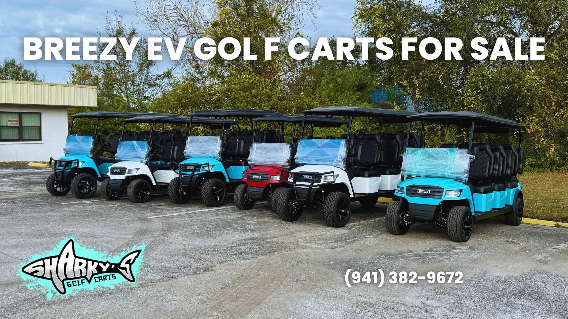 First Shipment of Breezy EV Golf Carts For Sale