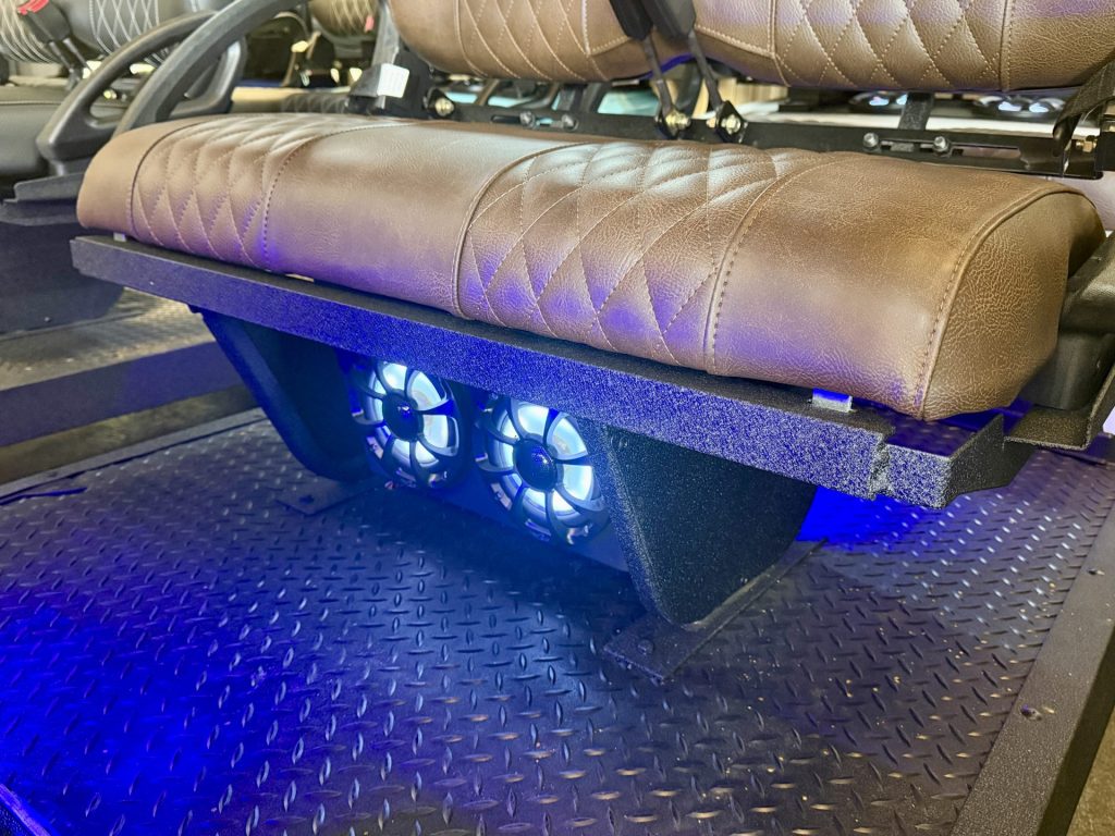 Golf Cart Bluetooth Audio w LED Lights