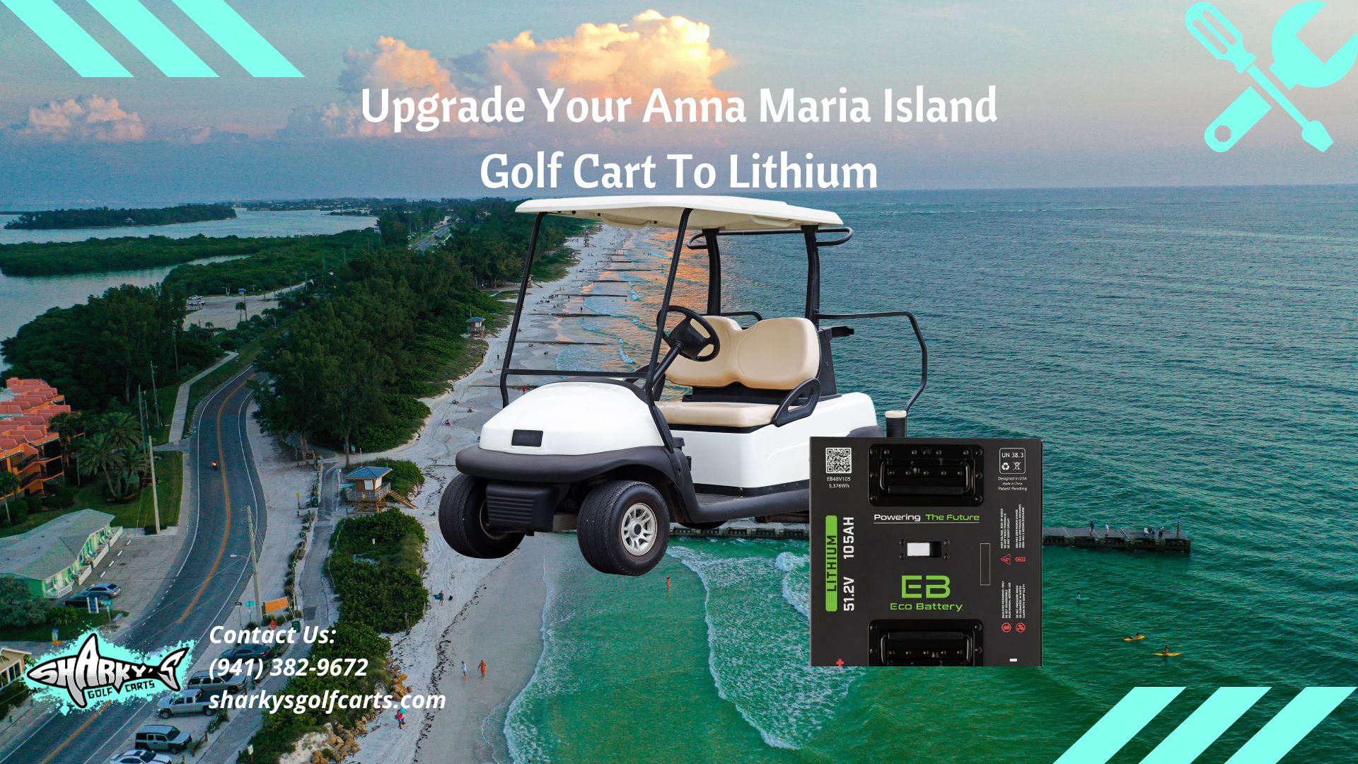 Upgrade Your Anna Maria Island Golf Cart To Lithium